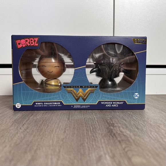 Dorbz Wonder Woman and Ares 2 Pack Vinyl Collectibles Figures DC Comics - Picture 1 of 5